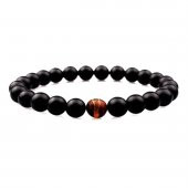 Onix - Hint Akiği Doğal Taş Erkek Bileklik - 1