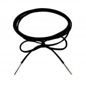 Siyah Süet Kadın Bağcıklı Choker Kolye - 1