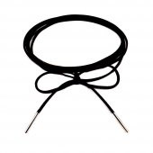 Siyah Süet Kadın Bağcıklı Choker Kolye - 2