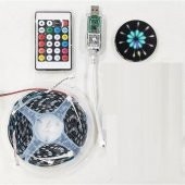 RANCHİ RC-12947 LED IŞIK 115CM ÇAP ANİMASYONLU RGB YILDIZ KAYAR LED 5V YSB GİRİŞLİ - 1