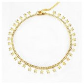 Gold Renk Kadın Yıldız Halhal - 2