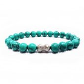 Turkuaz Erkek Doğal Taş Bileklik - 1