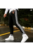 Erkek Üç Şeritli Slim Fit Eşofman Altı - Spor Eşofman Altı- Genç Kalıp thumbnail 4