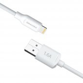 Dramex D16LK Lightning Data/Şarj Kablosu 1.6A 1mt Beyaz - 2