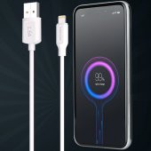 Dramex D16LK Lightning Data/Şarj Kablosu 1.6A 1mt Beyaz - 3