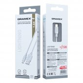 Dramex D16LK Lightning Data/Şarj Kablosu 1.6A 1mt Beyaz - 5
