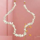 Makrome Düğüm Kadın Sedef Doğal Taş Kolye - 2