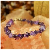 Ametist Doğal Taş Kadın Bileklik - 3