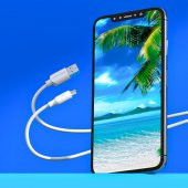 Dramex D30MK Micro USB Data/Şarj Kablosu 3.0A 1mt Beyaz - 4