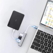PrimeX PX-TYP5 Ultra Slim Gri USB Hub, 4 Port USB 3.0 Çoklayıcı, USB Çoklayıcı - 6
