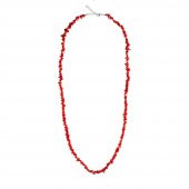 Mercan Doğal Taş Kısa ve Uzun Kullanılabilen Kadın Kolyee - 1