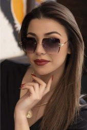 ModaLucci ML 17 Bizote Kristal Füme Kadın Güneş Gözlüğü - 2