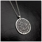 Gümüş Kaplama Tılsım Erkek - Kadın Kolye thumbnail 3