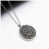 Gümüş Kaplama Tılsım Erkek - Kadın Kolye thumbnail 6