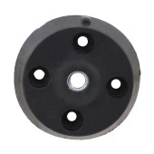 Mobilya Masa Sehpa Ayağı Bağlantı Aparatı Düz Ayak Tabanı Siyah - 2