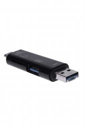 Platoon PL-8698 USB + Type-C OTG Kart Okuyucu - 1