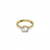 5642621 Swarovski Yüzük Constella:Rıng Rnd M Whıte/Gos 58 - 1