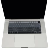 Macbook Kılıf Air Pro Klavye Koruyucu M1-M2-M3 (Türkçe Q) TouchID'li A2681 A3113 A2941 A3114 A2442 A2485 ile Uyumlu Ombre - 9