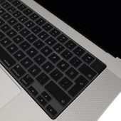 Macbook Kılıf Klavye Koruyucu M1-M2-M3 (Türkçe Q) TouchID'li A2681 A3113 A2941 A3114 A2442 A2485 ile Uyumlu - 7