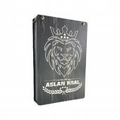 Galatasaray Orijinal Ata İmza T-Shirt Siyah Özel Tasarım Ahşap Kutulu - 3