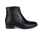 Venüs 2152703K Kadın Hakiki Deri Siyah Günlük Bot - 1