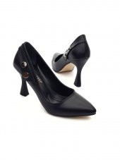 Goldstep 1130 Kadın Düğmeli Stiletto Topuklu Ayakkabı - 3