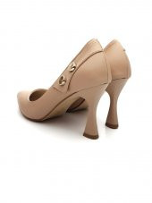 Goldstep 1130 Kadın Düğmeli Stiletto Topuklu Ayakkabı - 10