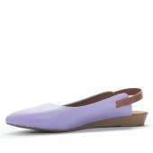 Potinonline 107 Kası Arkası Açık Tokalı Düz Babet - 7