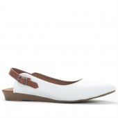 Potinonline 107 Kası Arkası Açık Tokalı Düz Babet - 12