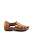 Venüs 18791395 Kadın Deri Lastikli Comfort Delikli Sandalet - 10
