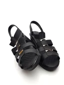 Goldstep 1186 Kadın Lastikli Comfort Feta Topuk Sandalet - 7