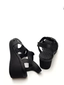 Goldstep 1186 Kadın Lastikli Comfort Feta Topuk Sandalet - 9