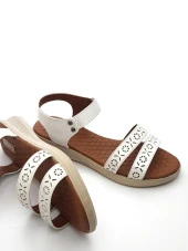 Goldstep 1189 Kadın Çiftbant Lastikli Comfort Düz Günlük Sandalet - 4