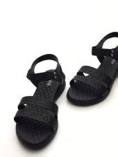 Goldstep 1189 Kadın Çiftbant Lastikli Comfort Düz Günlük Sandalet - 12