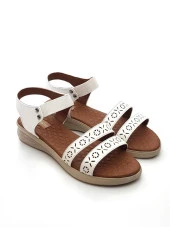 Goldstep 1189 Kadın Çiftbant Lastikli Comfort Düz Günlük Sandalet - 5