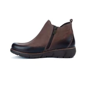 Venüs 1953755K Kadın Deri Lastikli Fermuarlı Kısa Bot - 9