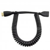 İnce Yüksek Hızlı HDMI Sarmal Spiral Uzatma Kablo 4K  2K - 2
