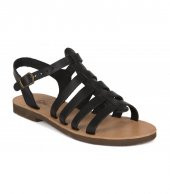 5006 Topukla Kadın Deri Sandalet - 3