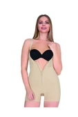 Form Time Bayan Agraflı Askılı Kısa Paça Body Korse 9033 - 1