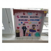 Kişiye Özel Işıklı Ahşap Anahtarlık - 1