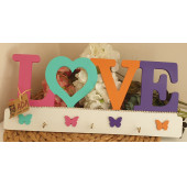 LOVE Ahşap Anahtarlık - 2