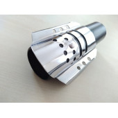 EGZOZ AĞZI NİKELAJ (5CM ÇAPINDA) RÜZGARLIKLI - EGSOZ NİKELAJI, EGZOZ UCU, EGZOZ BAŞLIĞI thumbnail 1