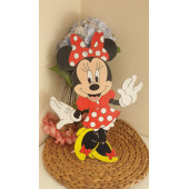 Minnie Mouse Ahşap Kapı Süsü - 1