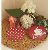 Kiraz Coffee Baskılı Ahşap Nihale - 3