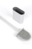 Silikon Banyo Tuvalet Wc Klozet Temizleme Fırçası Ve Tutucu - 5