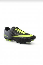 Walkd 401 Erkek Siyah Sarı  Kırampon Futbol Ayakkabısı - 4