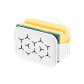 Omnisoft FLRF356 Bulaşık Sünger Askısı ve Sıkacağı Beyaz - 1