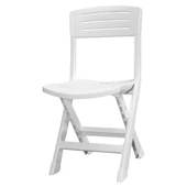 Omnisoft MT GF163 Katlanır Plastik Sandalye Beyaz - 1
