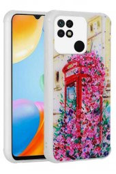 Xiaomi Redmi 10C Kılıf Kamera Korumalı Simli Renkli Tasarım Silikon - 3