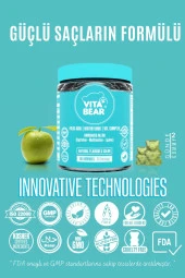 Vitabear Strong Hair Gummy Vitamin 60 Adet thumbnail 2